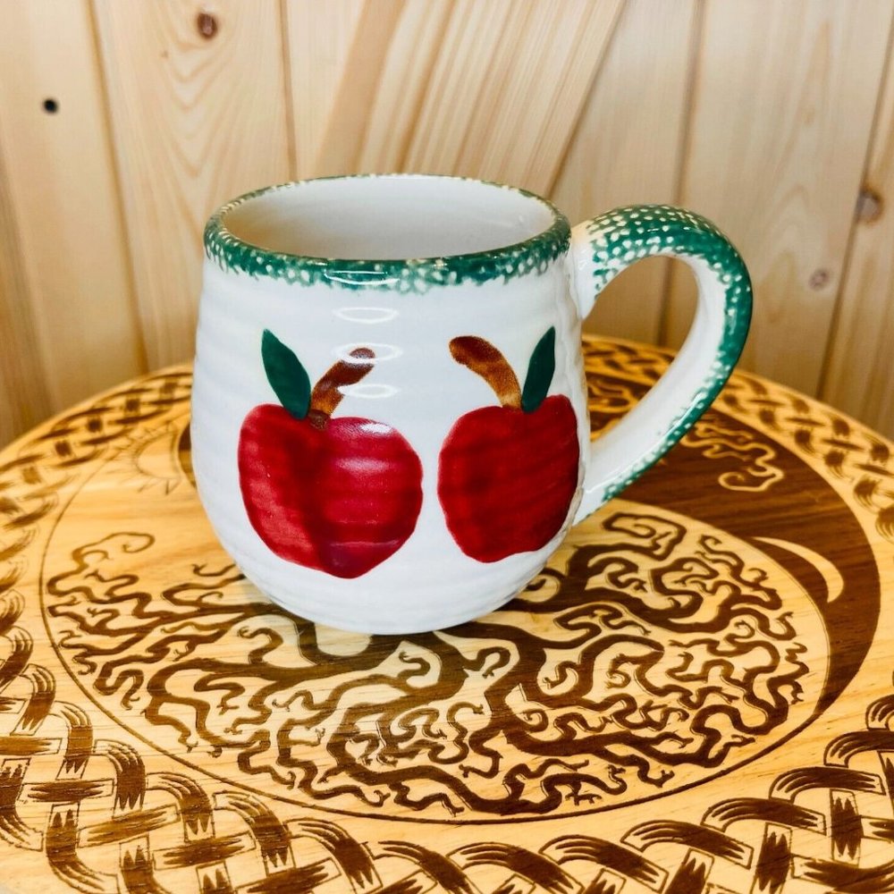 Vintage 1980s Alco Apple Garden Mug